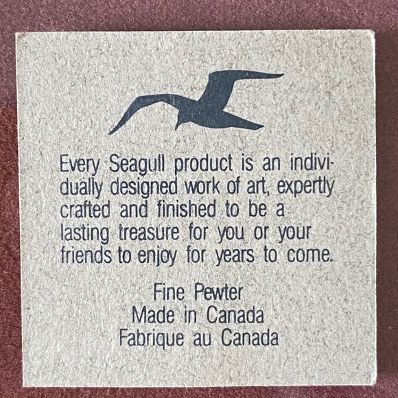 VTG l 90s l Seagull Pewter Christmas Frame - Picture 16 of 16